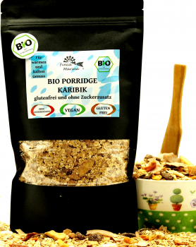 Bio Porridge Karibik mit 35% Früchten, glutenfrei 380g